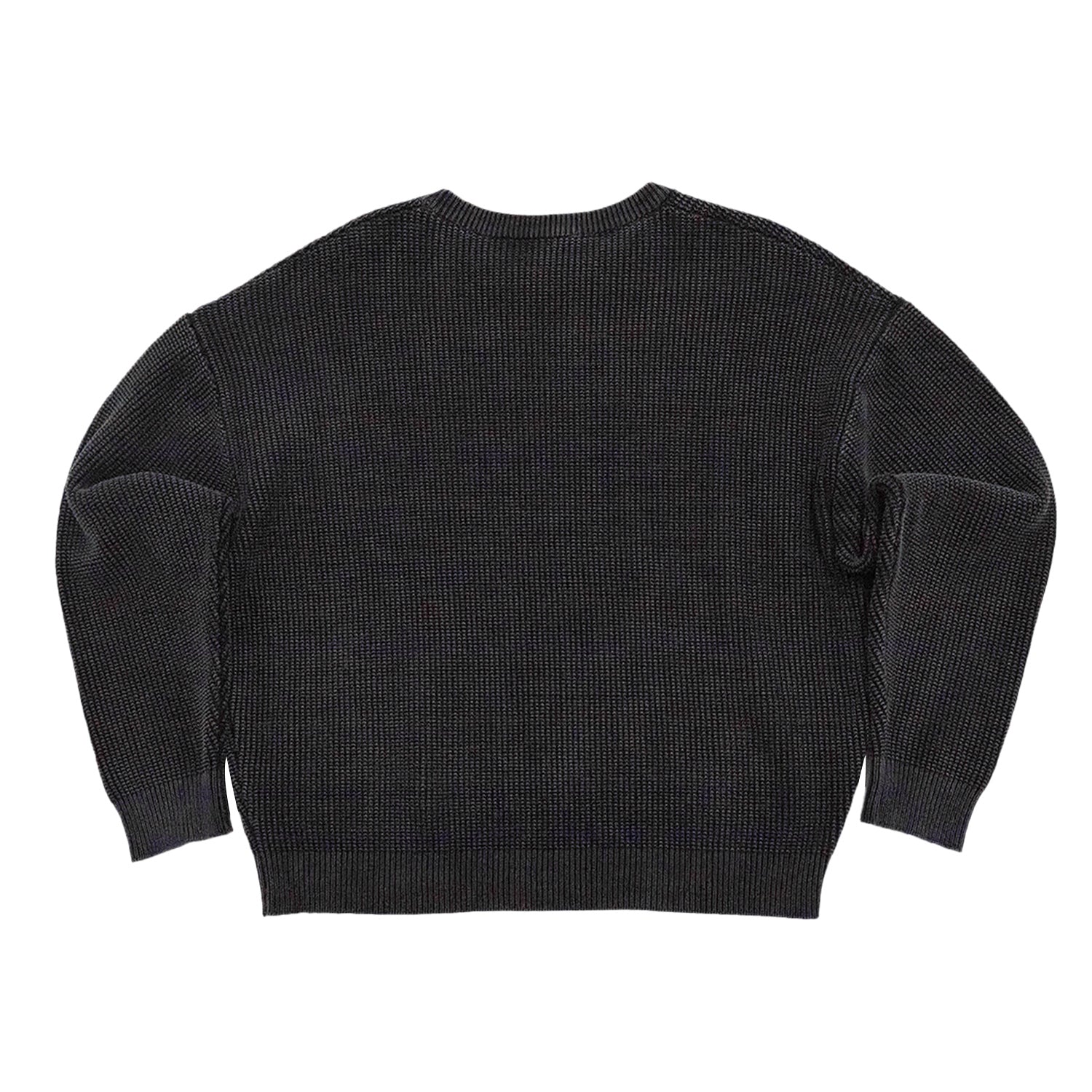 WHOOSIS Water-Washed Vintage-Look Crewneck Sweater