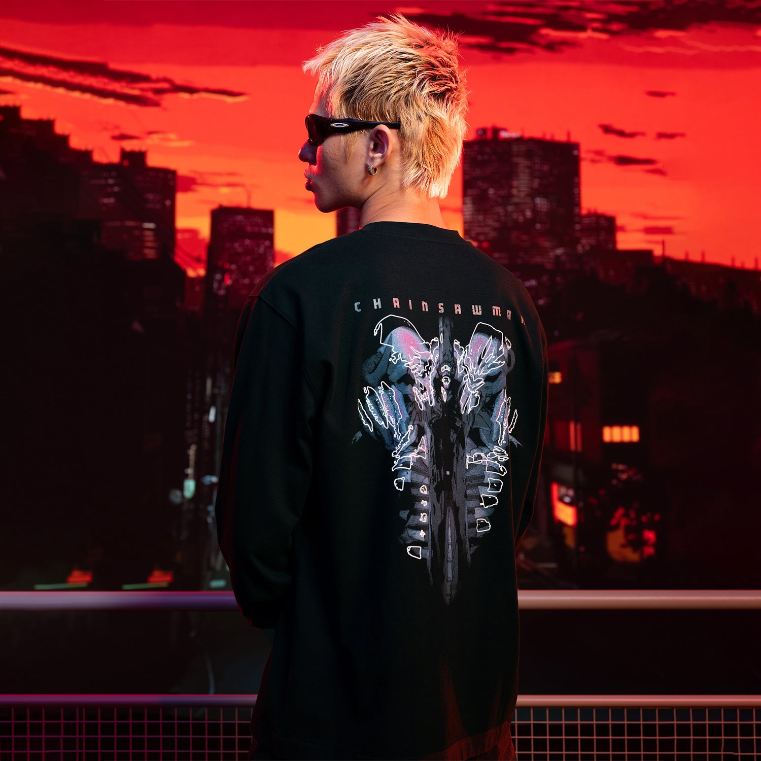 WHOOSIS Devil-Washed Long-Sleeve T-Shirt