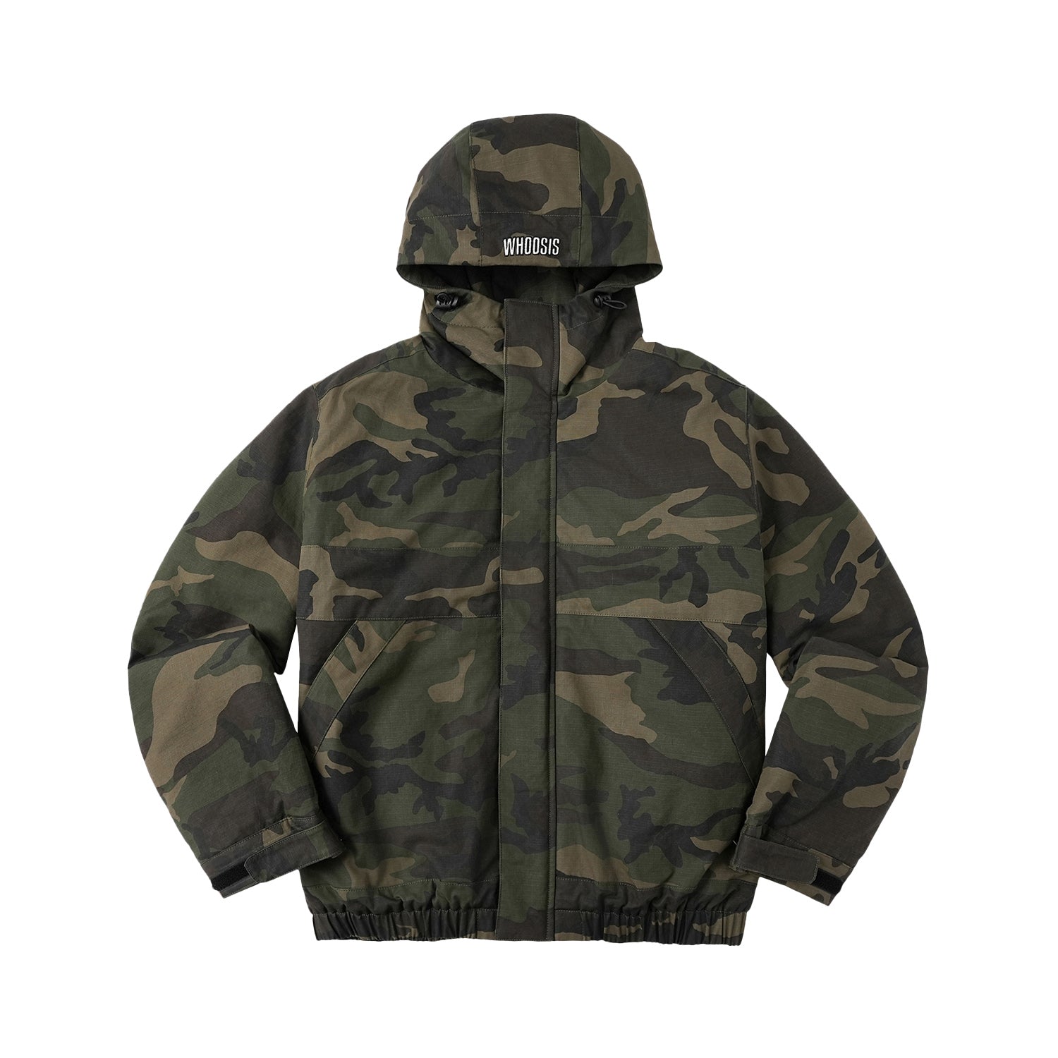 WHOOSIS Camouflage Patchwork Cotton Jacket