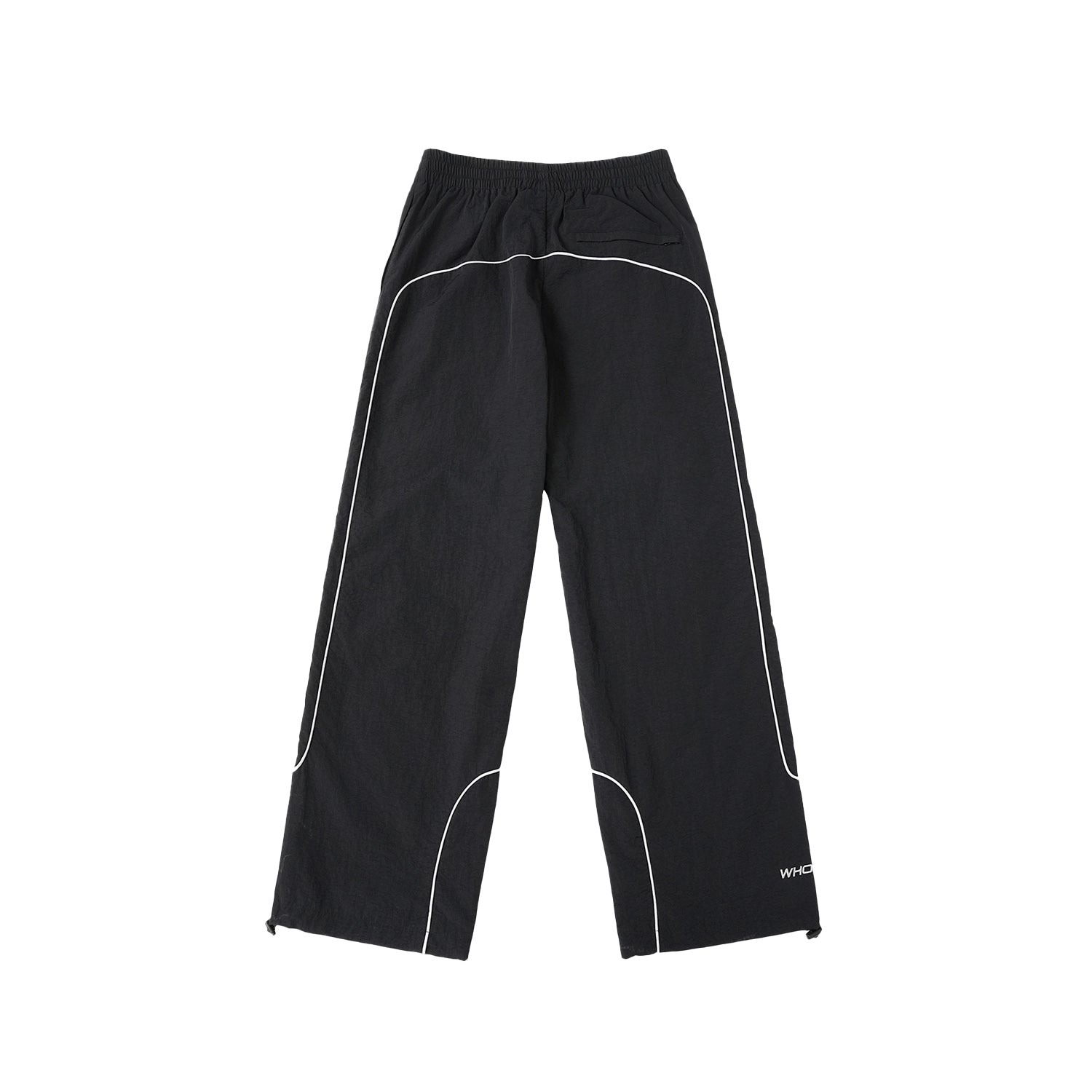 WHOOSIS Color-blocked straight-leg athletic pants