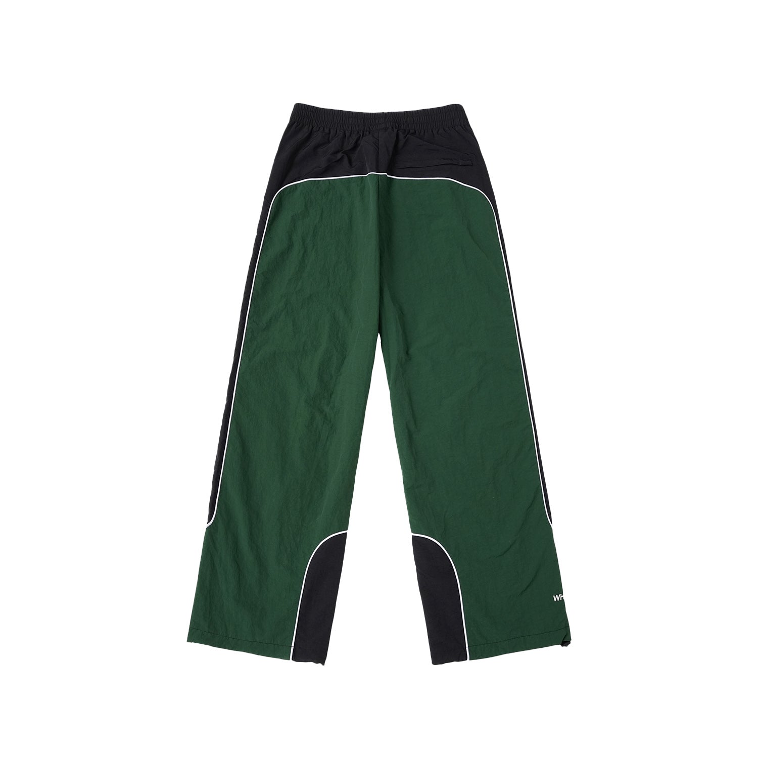 WHOOSIS Color-blocked straight-leg athletic pants