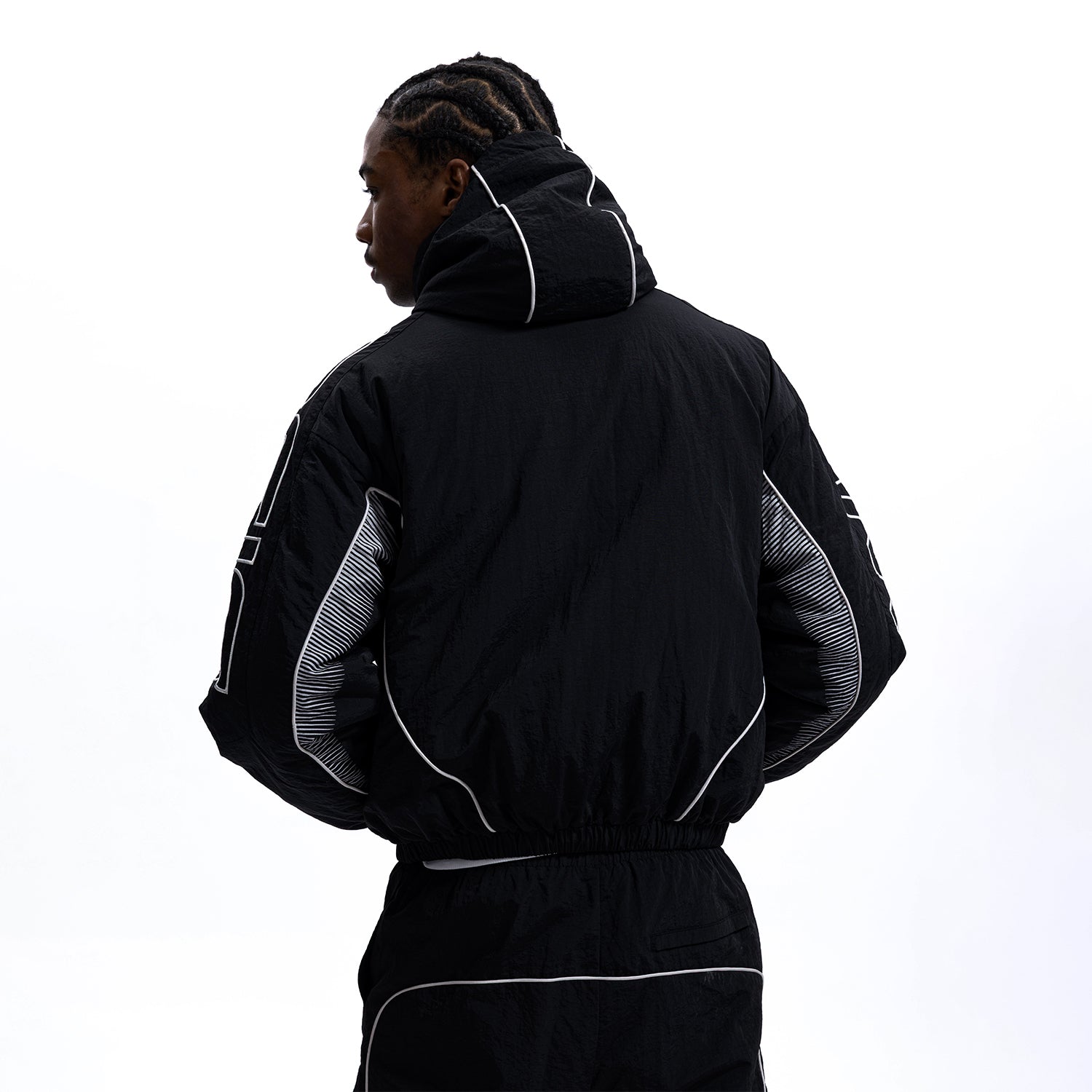 WHOOSIS Hooded Sports Jacket