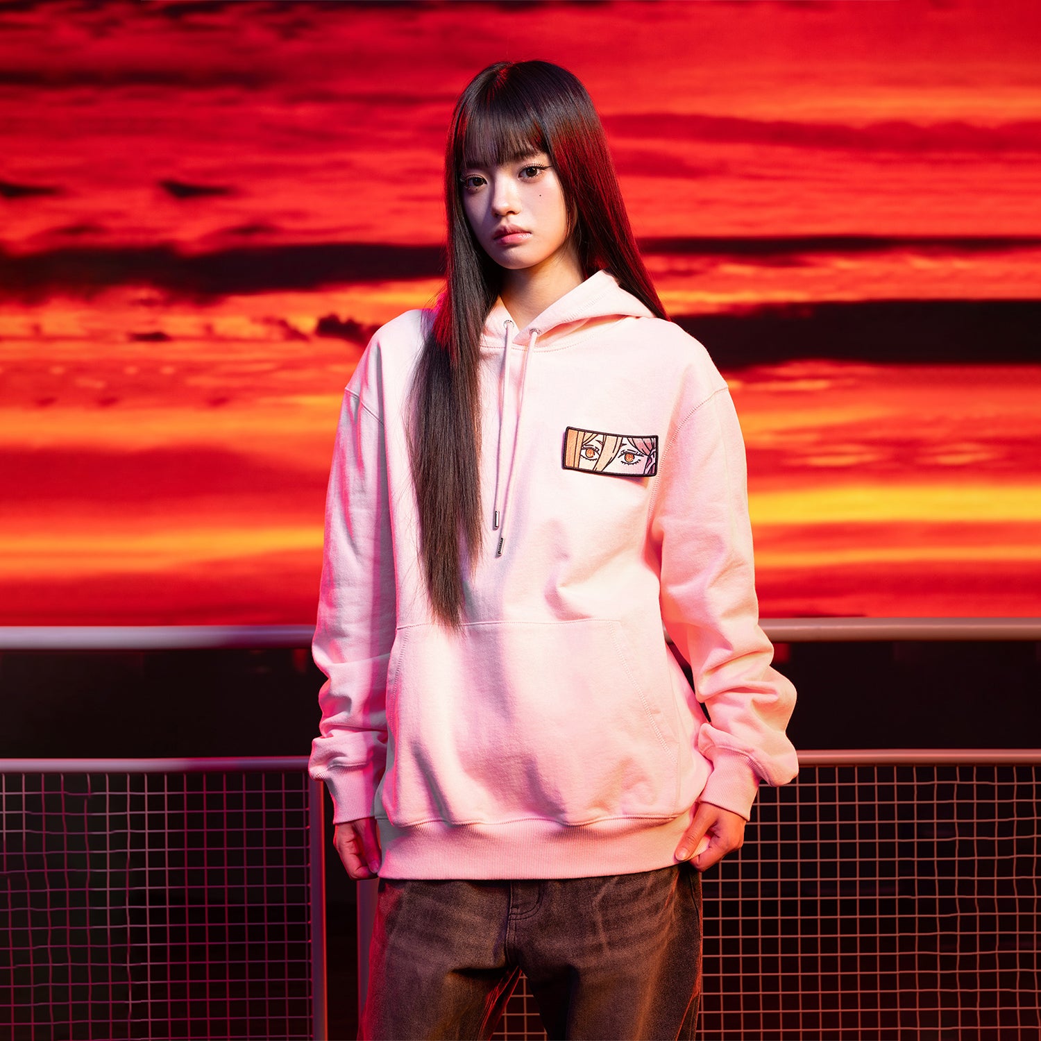 WHOOSIS Character Velcro Hoodie