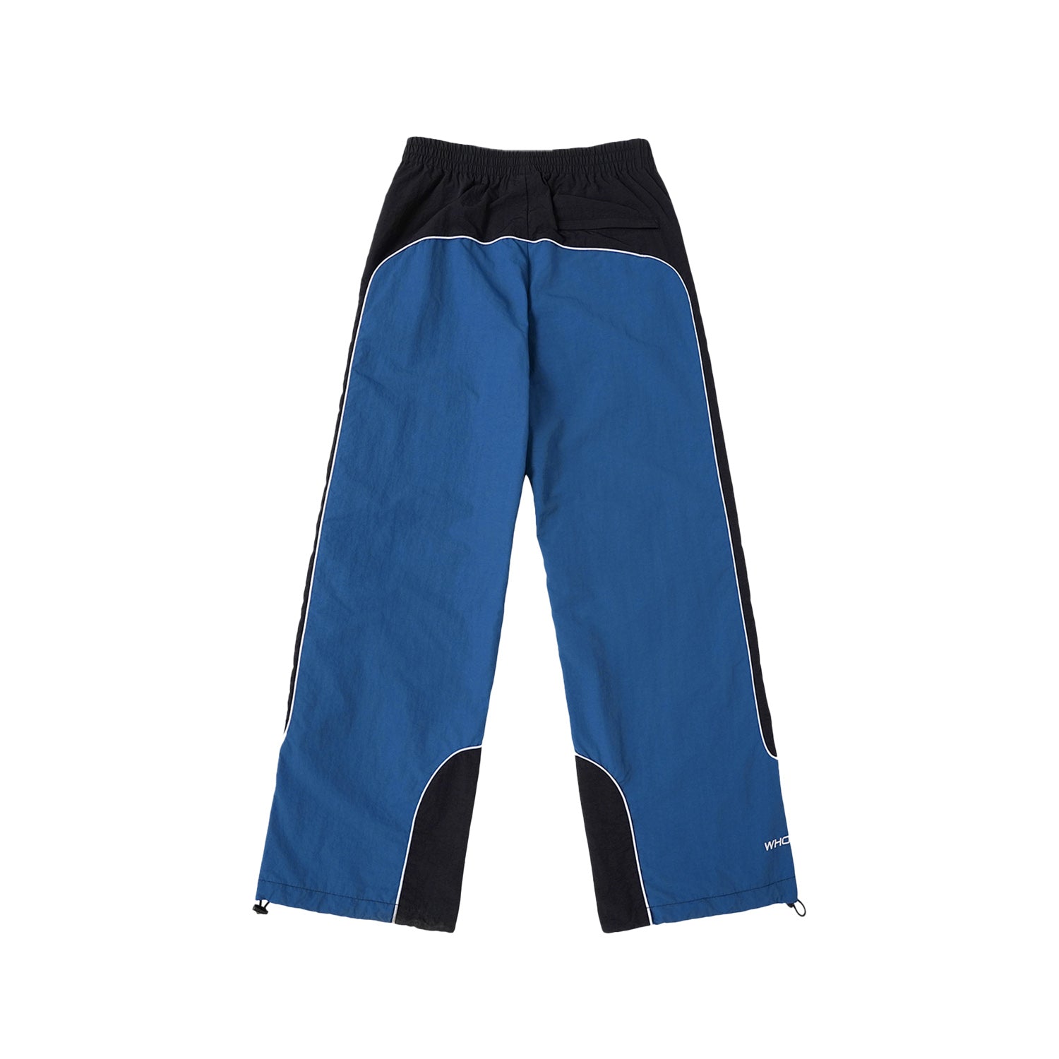 WHOOSIS Color-blocked straight-leg athletic pants