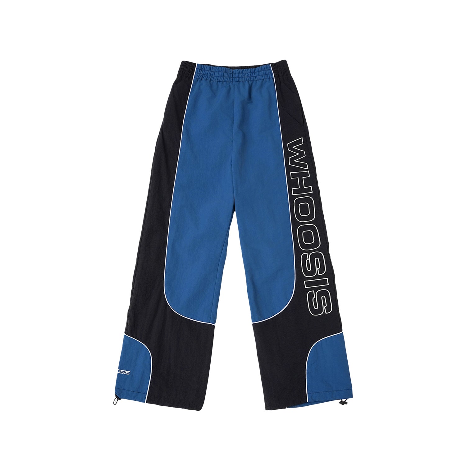 WHOOSIS Color-blocked straight-leg athletic pants