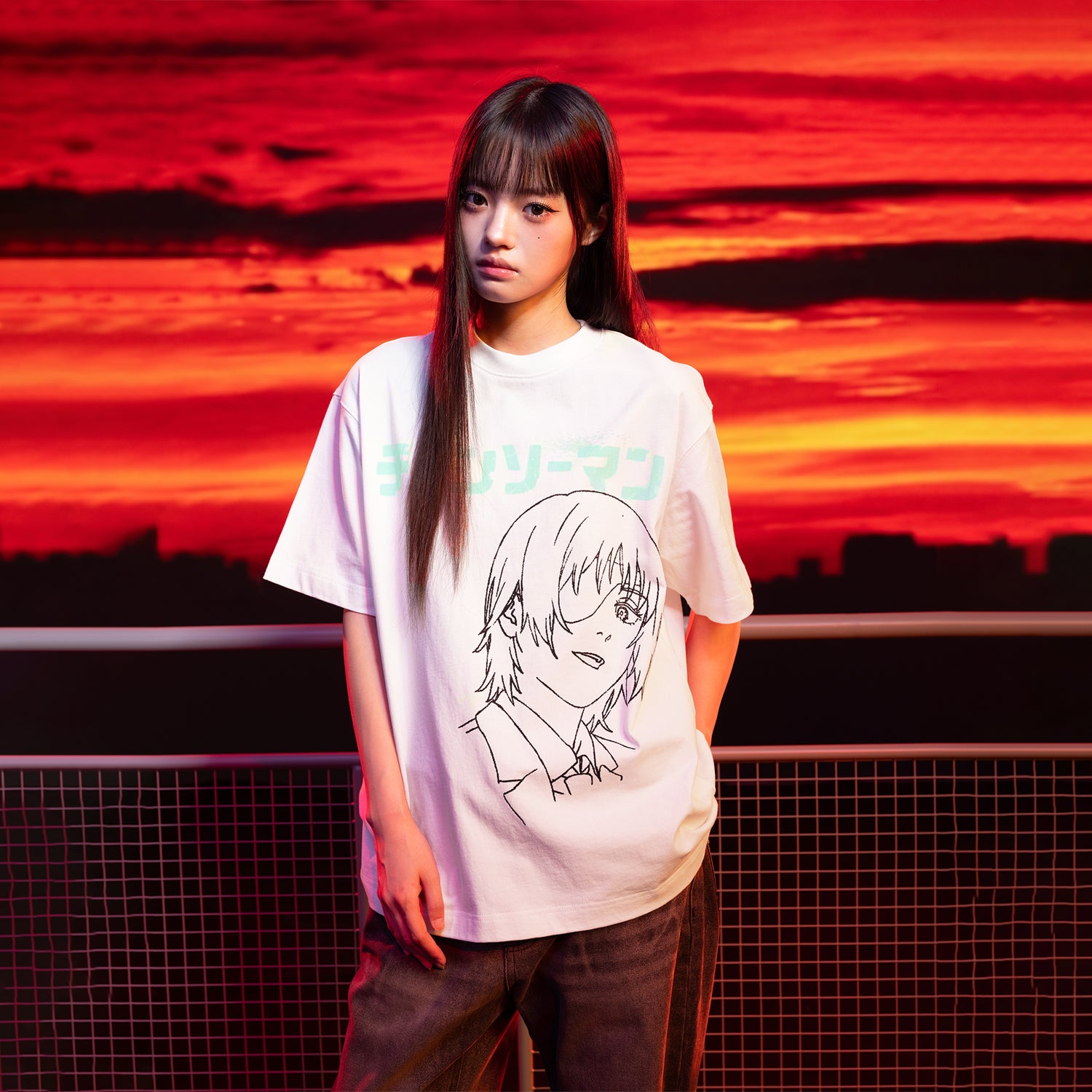 WHOOSIS Character Print T-Shirt