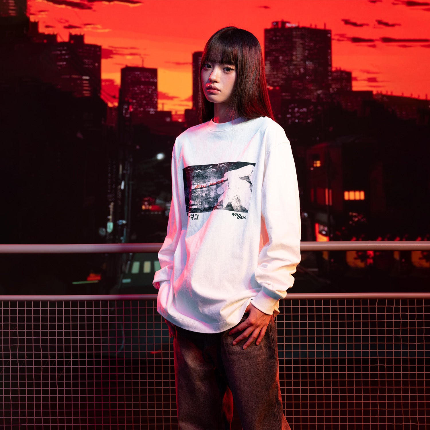 WHOOSIS Easy Revenge Long-Sleeve T-Shirt