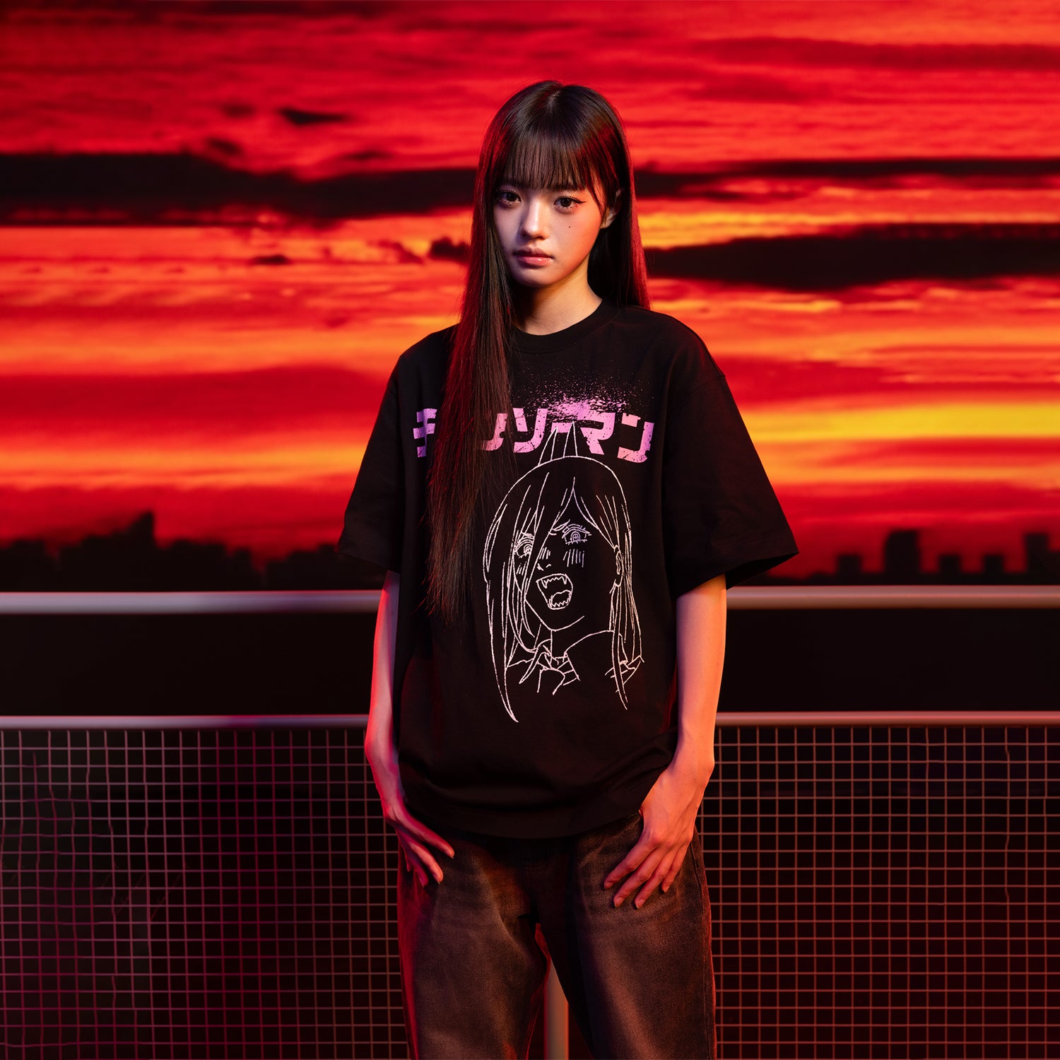 WHOOSIS Character Print T-Shirt